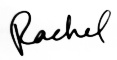 rachel signature